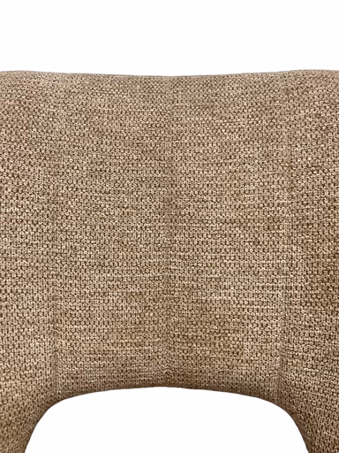 Armlehnstuhl MARESA - drehbar, Stoff, Braun