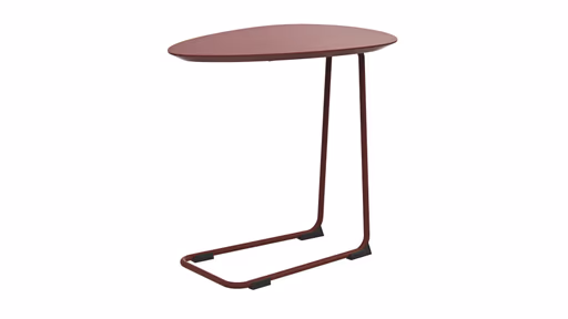 Sofatisch Fano - LBH ca. 57x39x54 cm, Fenix, Bordeaux