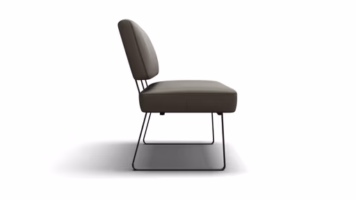 Polsterbank Carmelo - Breite ca. 163cm, Leder, Olive