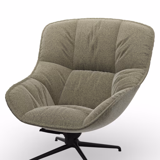 Sessel Unn - Stoff, Eukalyptus