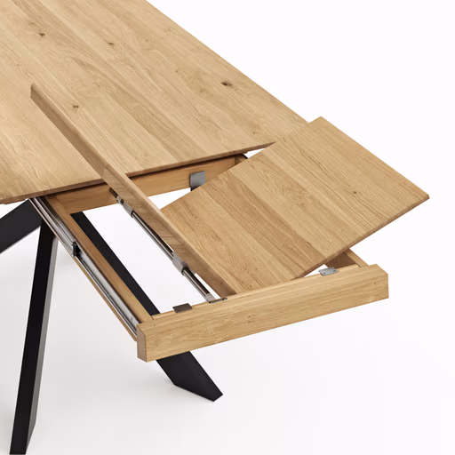 Esstisch Talara Lola - ausziehbar, LB ca. 160x90cm, Wildeiche Bianco