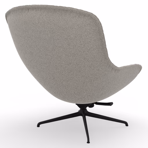 Sessel Unn - Stoff, Grau