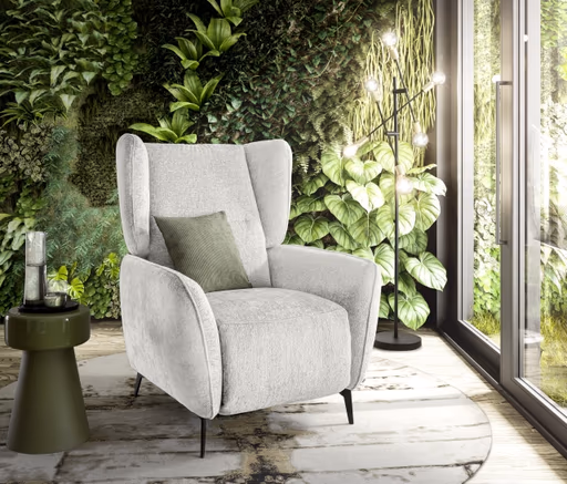 Beistelltisch - Ø/H ca. 30x47 cm, Grün