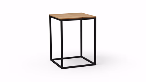 Beistelltisch Kai - LBH ca. 40x40x54 cm, Asteiche massiv