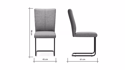 Freischwinger 4110 - Leder, Olive