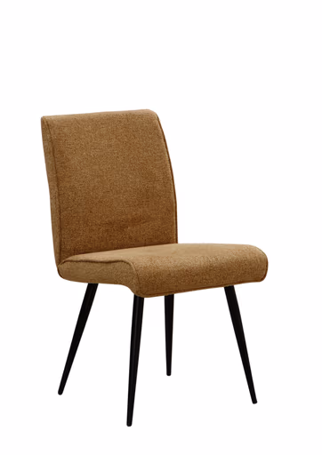 Stuhl EM Vari - Stoff, braun