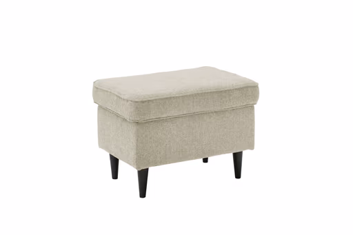 Hocker - Webstoff, Beige