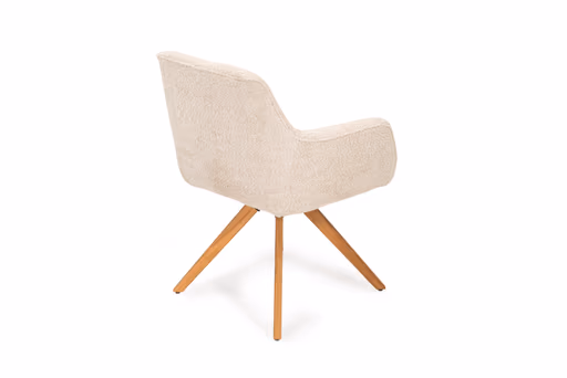 Armlehnstuhl - Polyester, Beige