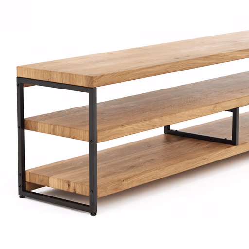 TV Board Farmingdale - Eiche massiv, natur geölt