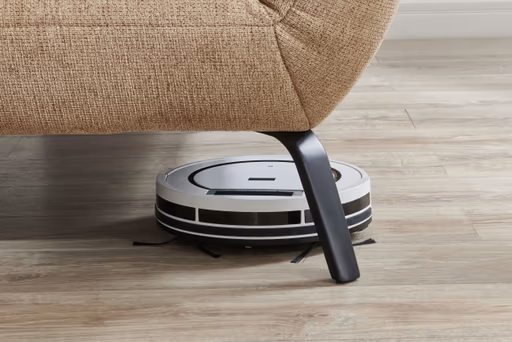 Ecksofa - Longchair links mit 3-Sitzer, Rückenlehne verstellbar, Stoff, Cognac