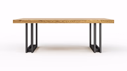 Couchtisch Oakhaven - BHL ca. 80x41x120 cm, Zerreiche massiv, natur geölt