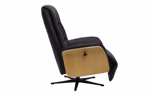 TV-Sessel MARCES - drehbar, Relaxfunktion, Kopfteilverstellung, Leder, Schoko