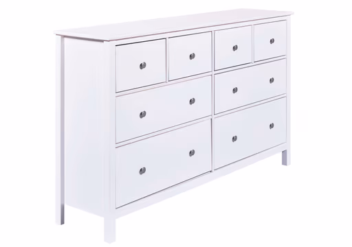 Kommode - B ca. 160 cm, Weiß
