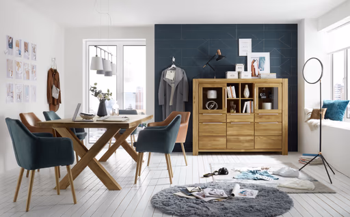 Esstisch - LB ca. 240x100 cm, Eiche massiv geölt