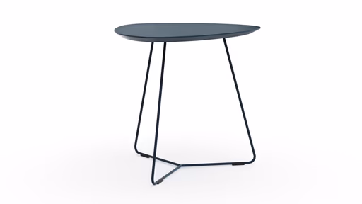 Ecktisch Fano - LBH ca. 59x50x50 cm, Fenix, Dunkelblau