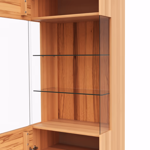 Vitrine Hillsboro - Anschlag Links, Buche/Kernbuche natur, geölt