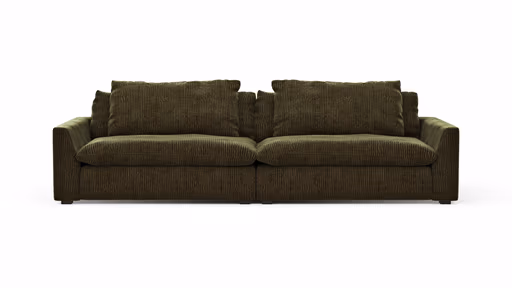 Sofa Ulf - 3,5-Sitzer, Cord, Moos