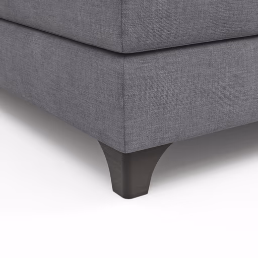 Boxspringbett Lund- Liegefläche ca. 180x200 cm, Stoff, Grau