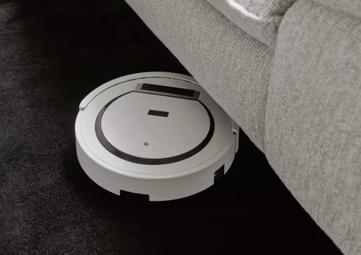 Ecksofa - Longchair links und 1,5-Sitzer, Stoff, Ecru