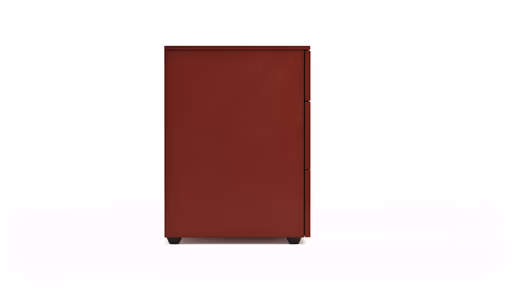Kommode Loretto - BHT ca. 127x70x51 cm, Lack matt, Bordeaux