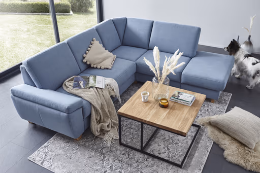 Couchtisch Farmingdale - LBH ca. 75x75x47 cm, Eiche massiv, legno