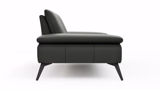 Sofa Collina - 3-Sitzer, Leder, Schlammgrün