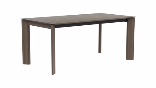 Esstisch Saratoga - ausziehbar, LB ca. 180x95 cm, Buche massiv, silbergrau geölt