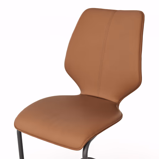 Freischwinger Penthouse - Leder, Braun