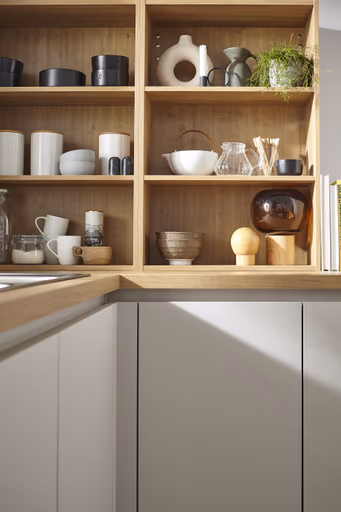 L-Küche 53.190 GL 1 523, Sandgrau matt AFP