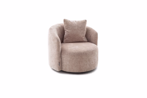 Drehsessel Valdis - Stoff, Rose