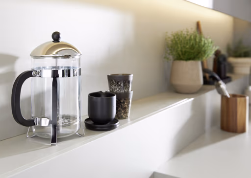 L-Küche 50.100 CO 3 525, Kieselgrau