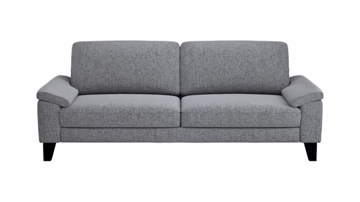 Sofa Oviedo - 3-Sitzer, Stoff, Grau