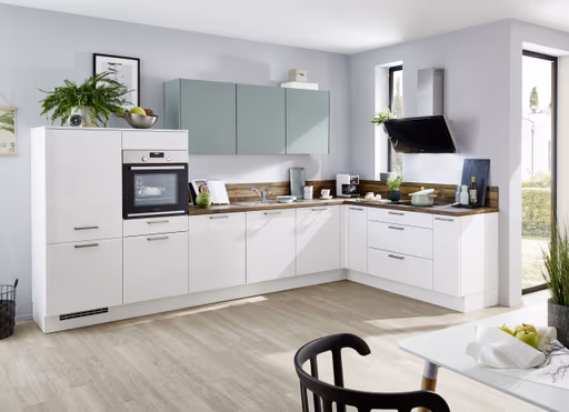 Winkelküche 33.140 10 321, Alpinweiß