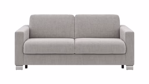 Sofa Nuoro - 2,5-Sitzer inkl. Schlaffunktion, Armlehne 1, Stoff, Grau