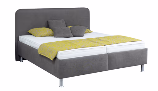 Polsterbett - Liegefläche ca. 180x200 cm, Grau