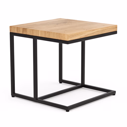 Couchtisch Farmingdale - LBH ca. 50x50x47 cm, Eiche massiv, natur geölt