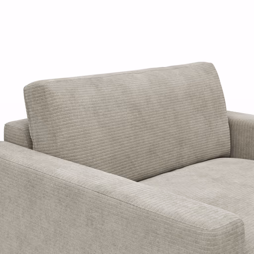 Longseat Solero - Stoff, Hellgrau