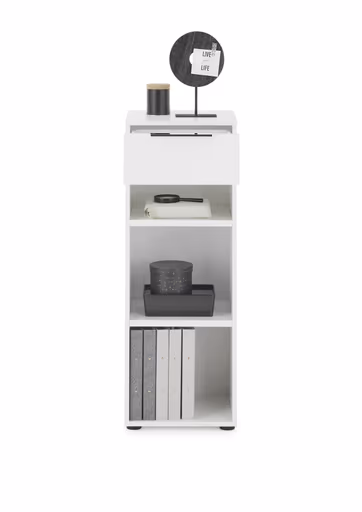 Büroregal - B ca. 40 cm, Weiß