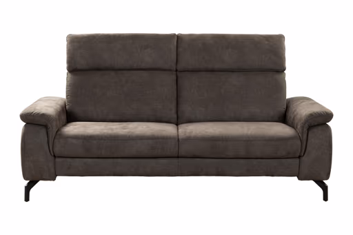 Sofa - 2,5-Sitzer, Stoff, Dunkelbraun
