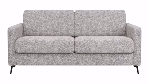 Schlafsofa Laredo - 2,5-Sitzer inkl. Schlaffunktion, Stoff, Graubeige