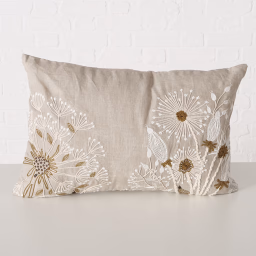 Deko-Kissen - BL ca. 60x39 cm, Beige