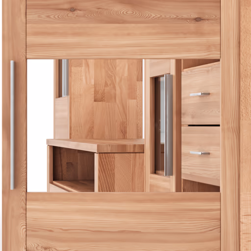 Wohnwand Faro 6.0 - Kernbuche massiv, geölt