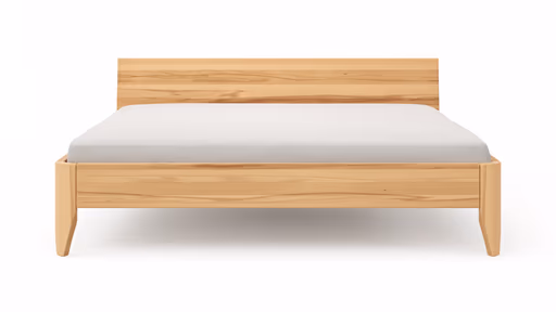 Bettgestell 1660 - Liegefläche ca. 180x200 cm, Kernbuche massiv, geölt