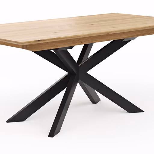 Esstisch Talara Lola - LB ca. 180x90cm, Wildeiche Bianco