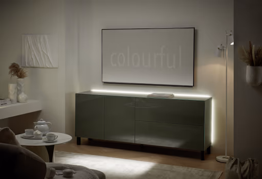 Lowboard - B ca. 181 cm, Olivgrün