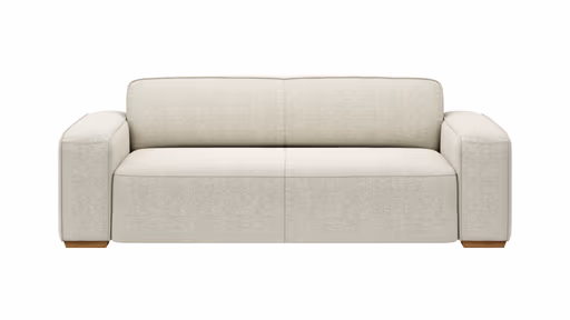 Sofa Denver - 3-Sitzer, Stoff, Natur