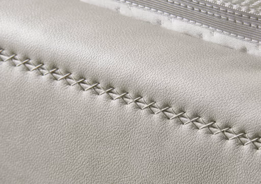 Polsterbett - Liegefläche ca. 180x200 cm, Stoff, Silbergrau