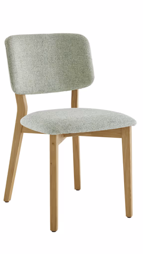 Stuhl Mila - Stoff, Limone