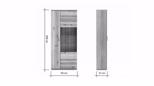 Vitrine Paso - Asteiche bianco