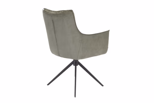 Armlehnstuhl MANDY - drehbar, Stoff, Grün